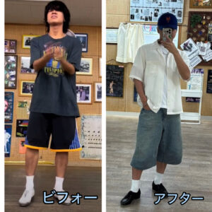 同じ短パンでも考えるって大事。