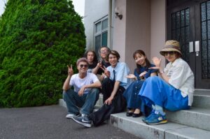 下山先生と一緒に