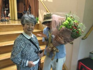 お花もありがとうございます。